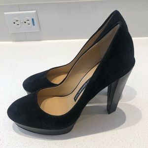 Black Suede Pumps